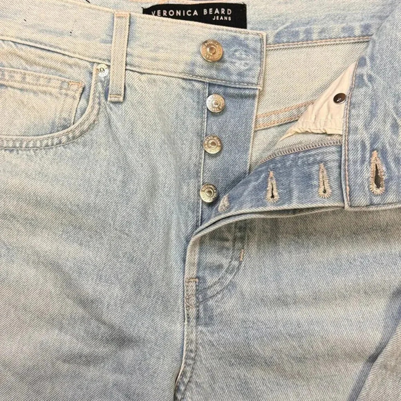 New Veronica Beard Jeans  Blake Crop Classic Straight High Rise Jeans Women's 27 - Picture 4 of 11